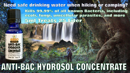NanoWorks Anti-Bac Hydrosol  kills bacteria and make water safe to drink