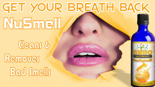 NanoWork NuSmell cleans and removes bad smells