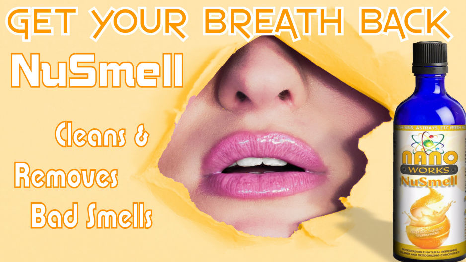 NanoWorks Nusmell cleans and destroys malodours