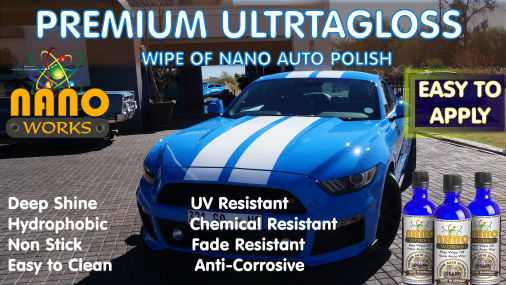 Premium UltraGloss is an easy and affordable wipe-on-wipe-off nano auto wax