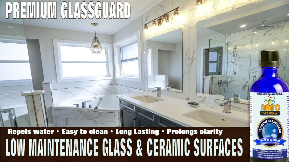 Premium GlassGuard makes cleaning of Glass and Ceramic Surfaces quick and easy