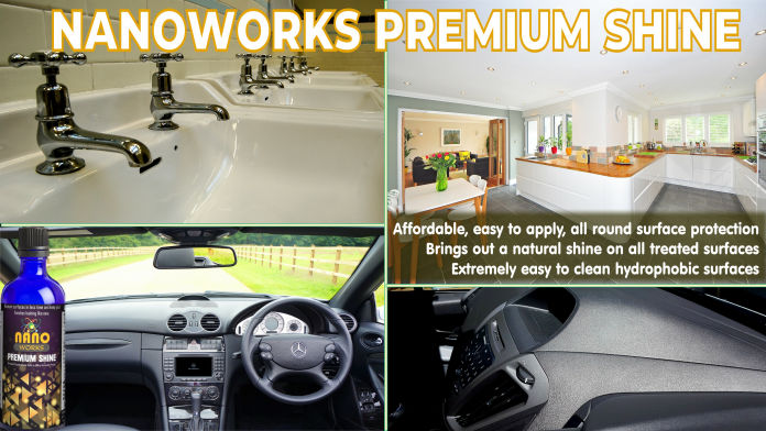 Premium Shine is a easy and affordable application, creating shining easy-to-clean surfaces