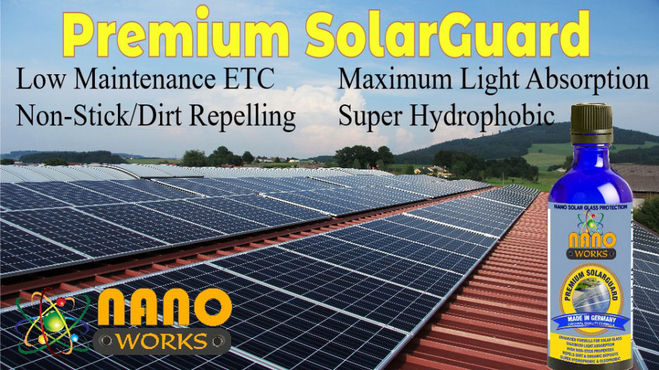 Premium SolarGuard reduces maintenance cycle and maintenance cost of solar panels
